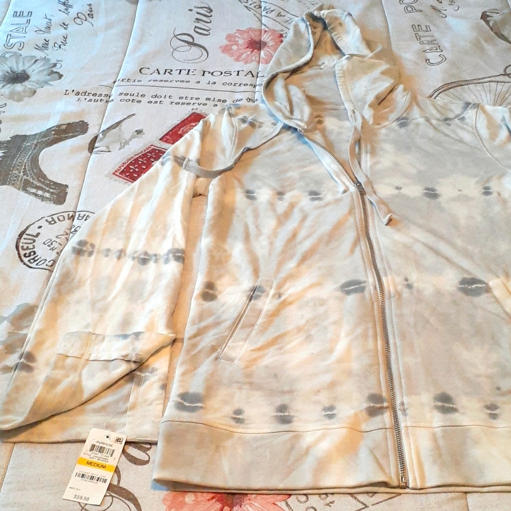 Ideology Tye dye zip up hoodie